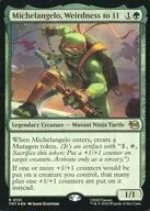0121[R]：【TMT】【FOIL】Michelangelo， Weirdness to 11/ぶっとび全開、ミケランジェロ