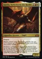 [Mythic Rare]:【德语版】Aurelia，Exemplar of Justice/正义的模范，Oreria
