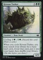 [C] : Great Beast of Krosan Tusker / Clover