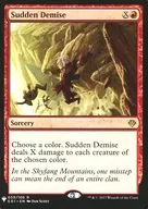 [R]:Sudden Demise/突然死亡