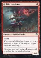 144/281 [C] : [AFR] Goblin Javelineer / Goblin Javelin