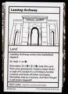 [TEST CARD]:【MB2】Lazotep Archway